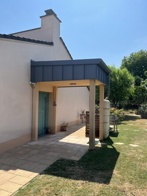 Extension avec habillage zinc